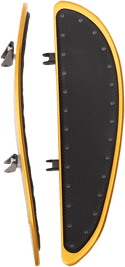Cyclesmiths 104-G Standard 19in. Banana Board - Gold with Rivets - sxspowersports