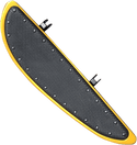Cyclesmiths 104-G Standard 19in. Banana Board - Gold with Rivets - sxspowersports