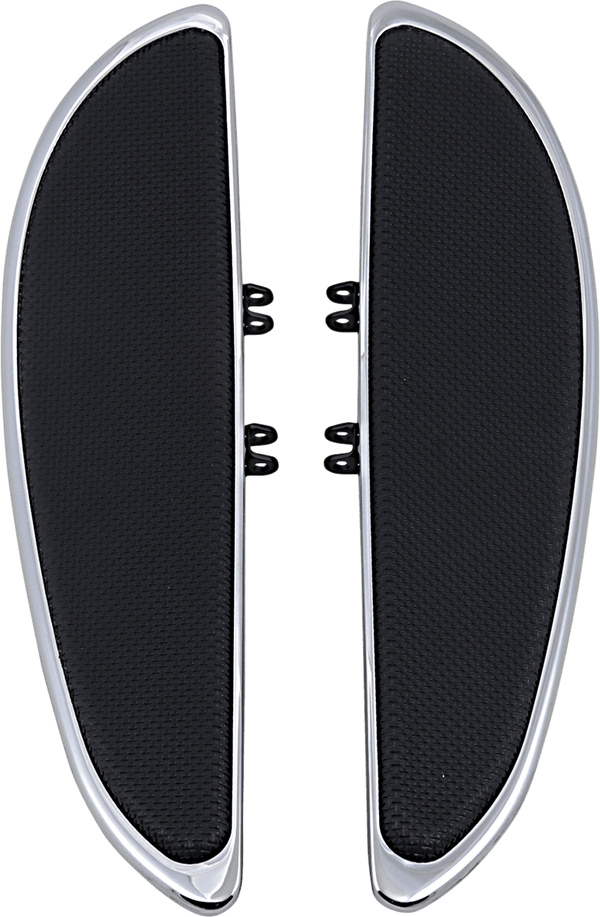 Cyclesmiths 104-NR-ST Standard 19in. Banana Boards - Chrome without Rivets - sxspowersports