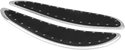 Cyclesmiths 104-XL Extended Length 20-3/4in. Banana Boards - Chrome with Rivets - sxspowersports