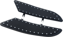 Cyclesmiths 104-XL-SB Extended Length 21in. Banana Boards - Black with Rivets - sxspowersports