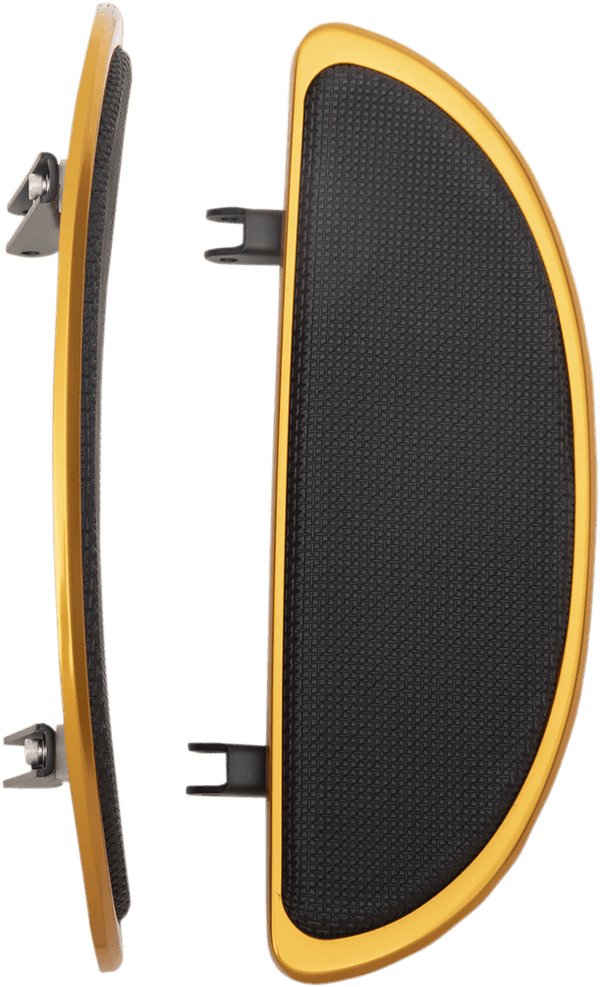 Cyclesmiths 105-G-NR Standard 14in. Banana Boards - Gold without Rivets - sxspowersports