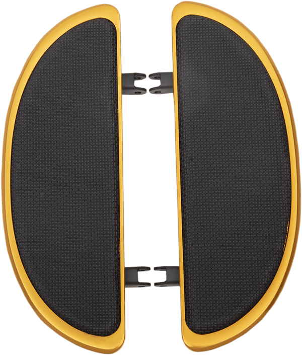 Cyclesmiths 105-G-NR Standard 14in. Banana Boards - Gold without Rivets - sxspowersports