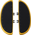 Cyclesmiths 105-G-ST Standard 14in. Banana Boards - Gold with Rivets - sxspowersports