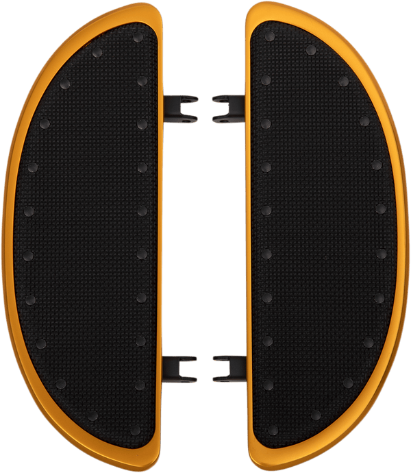 Cyclesmiths 105-G Standard 14in. Banana Boards - Gold with Rivets - sxspowersports