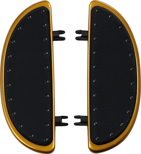 Cyclesmiths 105-G Standard 14in. Banana Boards - Gold with Rivets - sxspowersports