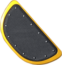Cyclesmiths 106-G-NR Banana Board Rear Floorboard Covers - Gold without Rivets - sxspowersports