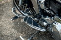 Cyclesmiths 106-G-NR Banana Board Rear Floorboard Covers - Gold without Rivets - sxspowersports