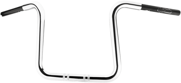 Cyclesmiths 113CA12NSTBWH 1-1/4in. California Lane-Splitter Ape Handlebar for 1-1/4in. Clamp Area - 12in. Rise - Chrome - sxspowersports