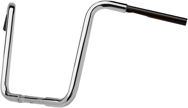 Cyclesmiths 113CA12NSTBWH 1-1/4in. California Lane-Splitter Ape Handlebar for 1-1/4in. Clamp Area - 12in. Rise - Chrome - sxspowersports