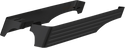 Cyclesmiths 200-BB-A Billet Saddlebag Extensions with Cutouts for Dual Exhaust - Black Powdercoated - sxspowersports