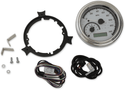Dakota Digital MVX-2004-WG-C MVX Series Fatbob Analog/Digital Gauge System - White/Gray Chrome - sxspowersports