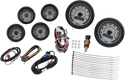 Dakota Digital MVX-8604-WG-K MVX-8K Analog/Digital Plug-In Instrumentation Six-Gauge Kit - White/Gray Background - Black Bezel - sxspowersports