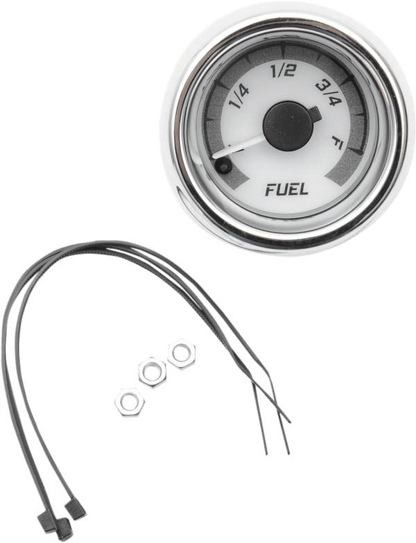 Dakota Digital MVX-8K-F-KG-C MVX-8K Fuel Gauge - Black/Gray Background - Chrome Bezel - sxspowersports