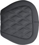 Danny Gray 1044DIAAIR X-Large Pillion Pad for Bigseat - Double Diamond Stitch with Charcoal Gray Thread - sxspowersports
