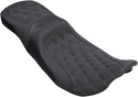 Danny Gray 22-411DIA Weekday 2-Up XL Seat - Double Diamond Stitch with Charcoal Gray Thread - sxspowersports