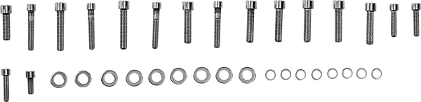 Diamond Engineering DE5205HP Transmission Side Cover OEM-Style Polished Stainless Engine Bolt Kit - sxspowersports