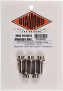 Diamond Engineering PB530S 12-Point Polished Stainless Front Brake Rotor Bolt Kit - sxspowersports