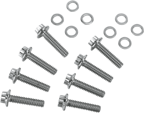 Diamond Engineering PB538S Lifter Block 12-Point Polished Stainless Engine Bolt Kit - sxspowersports