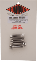 Diamond Engineering PB799S Front Caliper Mount 12-Point Polished Stainless Individual Brake Bolt Kit - sxspowersports