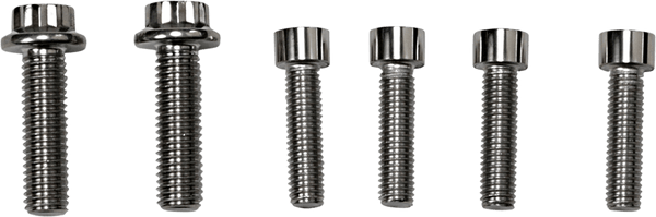 Diamond Engineering PB799S Front Caliper Mount 12-Point Polished Stainless Individual Brake Bolt Kit - sxspowersports
