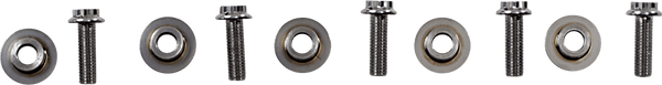 Diamond Engineering PB863S 12-Point Polished Stainless Front Brake Rotor Bolt Kit - sxspowersports