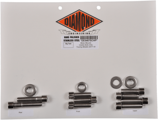 Diamond Engineering PB931S 12-Point Head Bolts Kit - Stainless Steel - sxspowersports