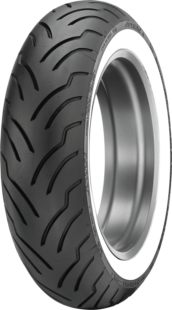 Dunlop 45131150 Dunlop American Elite 180/65B16 Whitewall Rear Tire 81H - sxspowersports