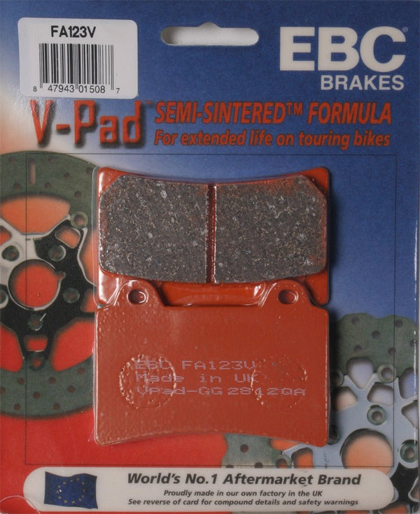EBC FA123V Semi-Sintered Brake Pads - sxspowersports