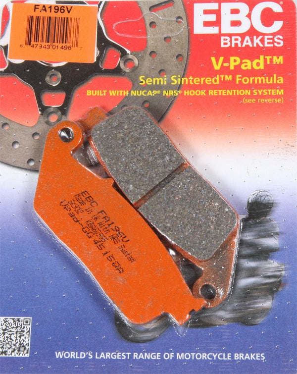 EBC FA196V Semi-Sintered Brake Pads - sxspowersports