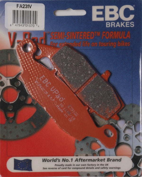 EBC FA231V Semi-Sintered Brake Pads - sxspowersports