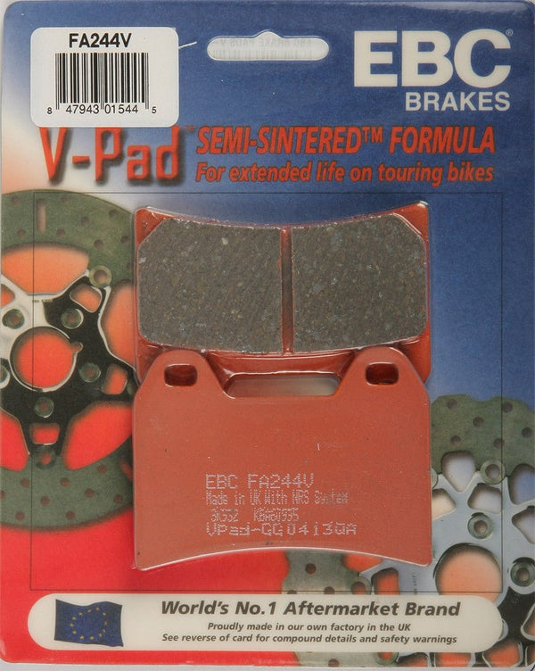 EBC FA244V Semi-Sintered Brake Pads - sxspowersports