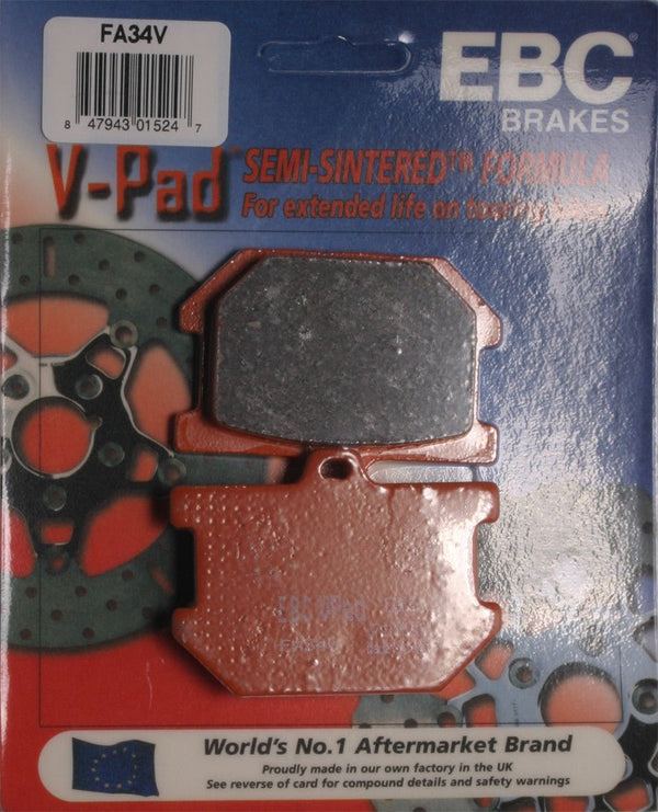 EBC FA34V Semi-Sintered Brake Pads - sxspowersports