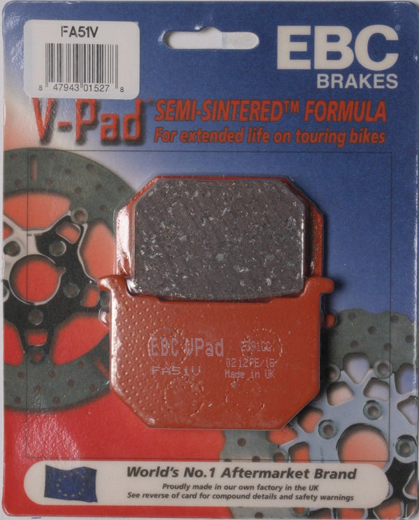 EBC FA51V Semi-Sintered Brake Pads - sxspowersports