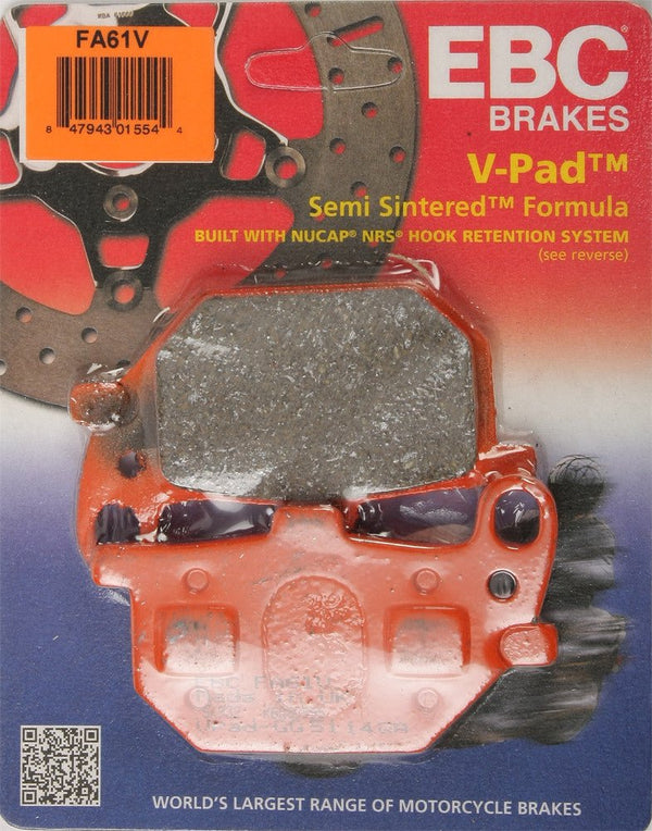 EBC FA61V Semi-Sintered Brake Pads - sxspowersports