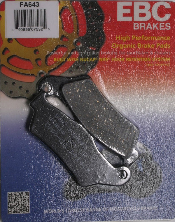 EBC FA643 Organic Brake Pads - sxspowersports