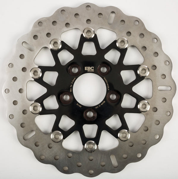 EBC RSD014CBLK 10 Button Floater Contour Narrow Band Brake Rotor - Black - sxspowersports