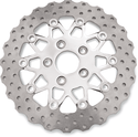 EBC RSD018CBLK 10 Button Floater Contour Wide Band Brake Rotor - Black - sxspowersports