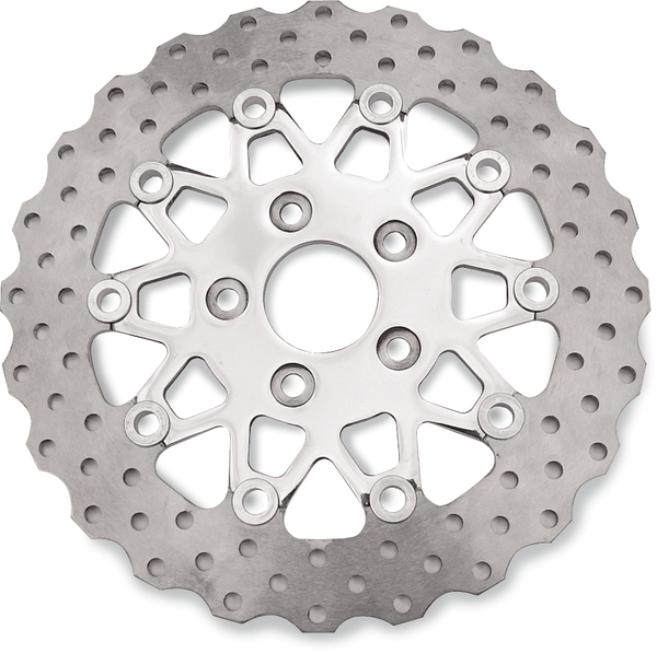EBC RSD018CBLK 10 Button Floater Contour Wide Band Brake Rotor - Black - sxspowersports