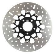 EBC RSD019BLK 10 Button Floater Wide Band Brake Rotor - Black - sxspowersports