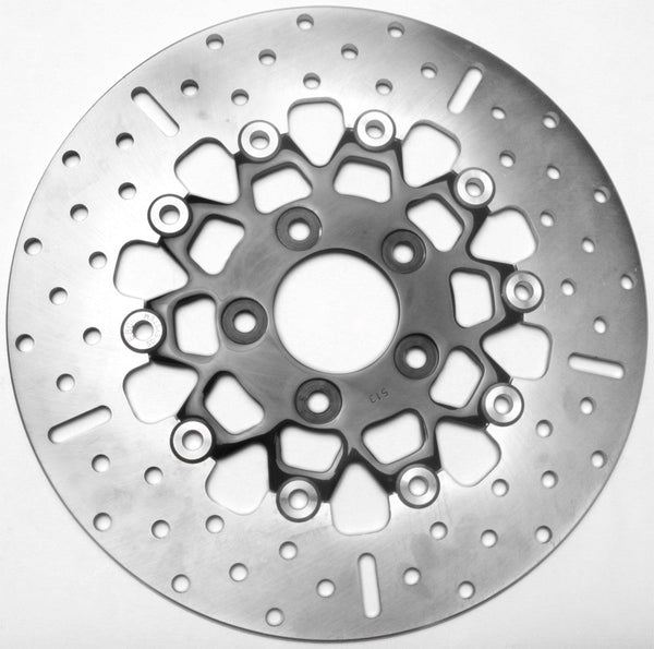 EBC RSD020BLK 10 Button Floater Wide Band Brake Rotor - Black - sxspowersports