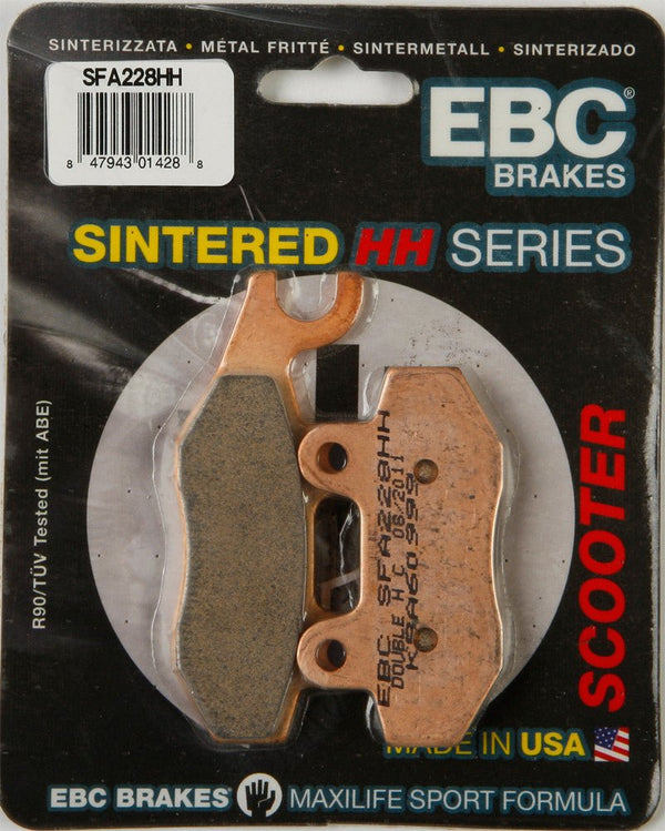 EBC SFA228HH Sintered HH Brake Pads - sxspowersports