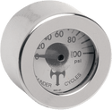 Eddie Trotta Designs TC-001 Mini Oil Pressure Gauge and Cover - Polished - sxspowersports