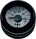Eddie Trotta Designs TC-001B Mini Oil Pressure Gauge and Cover - Black - sxspowersports