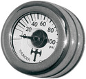 Eddie Trotta Designs TC-001B Mini Oil Pressure Gauge and Cover - Black - sxspowersports