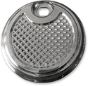 Eddie Trotta Designs TC-104 Fuel Door - Cross Cut - Chrome - sxspowersports