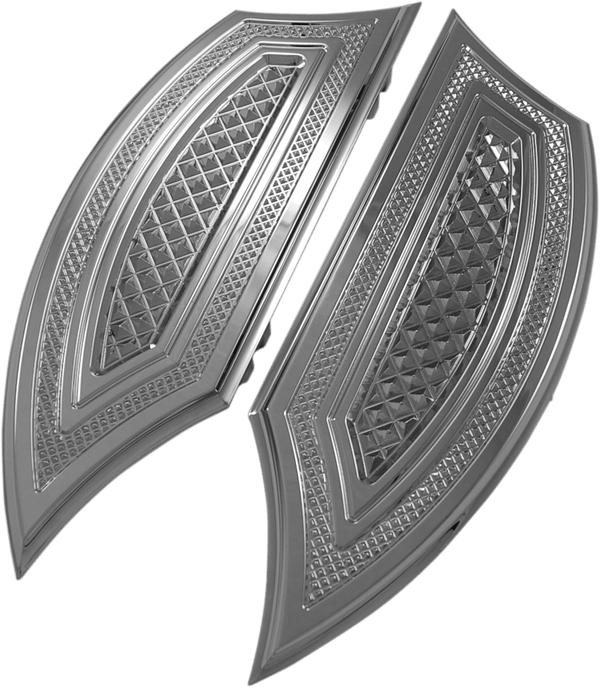 Eddie Trotta Designs TC-554 Driver Floorboards - Black Anodized - sxspowersports