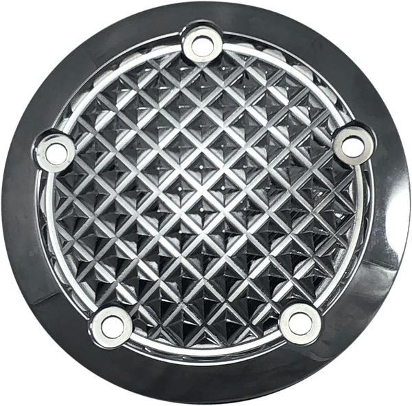 Eddie Trotta Designs TC-566B Points Cover - Platinum - Black Anodized - sxspowersports
