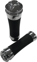 Eddie Trotta Designs TC-793 Two-Piece Comfort Grips - Platium - Chrome - sxspowersports