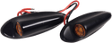 Eddie Trotta Designs TC-947B Front LED Turn Signals - Black Anodized - sxspowersports